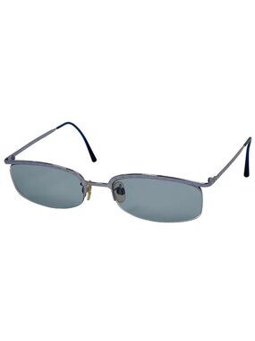 Chanel CC Logo Sunglasses Eyewear Metal Blue